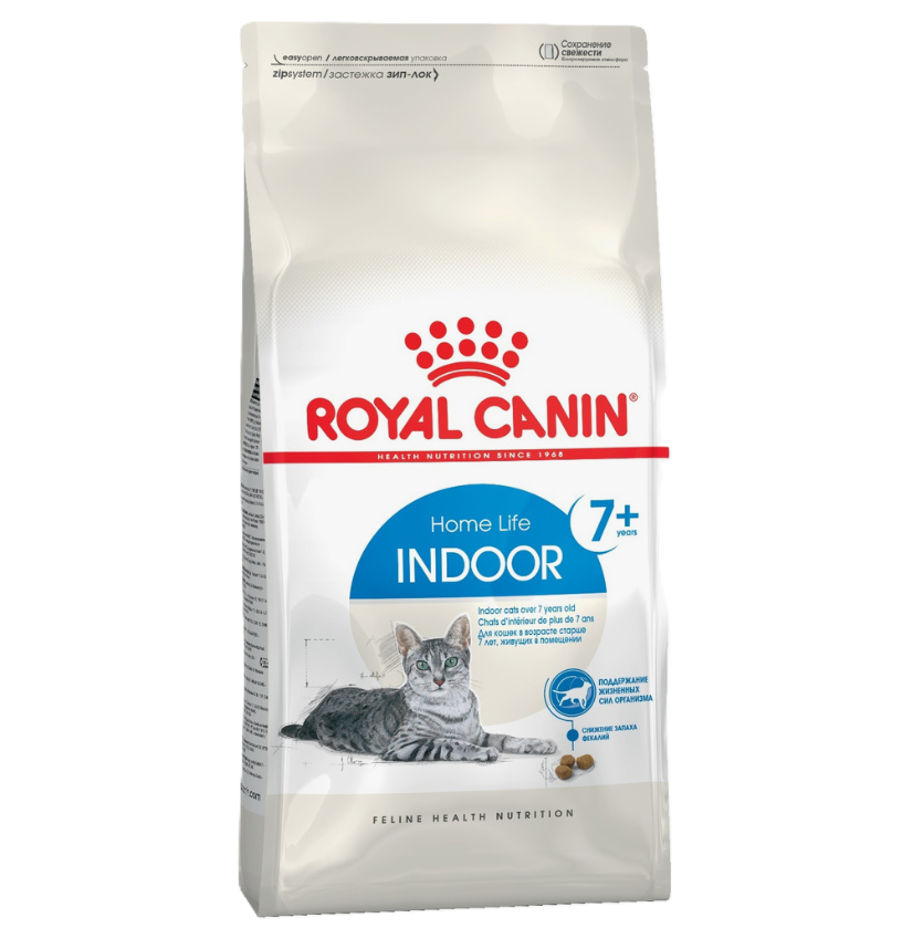 Корм для кошек старше 7 лет, живущих в помещении Royal canin indoor 7+ 400 г