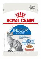 Корм для кошек живущих в помещении/стерилизованных Royal canin indoor sterilised 85 г пауч в соусе