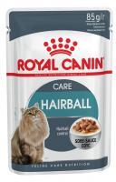 Корм для кошек Royal canin hairball care против комочков шерсти 85 г пауч