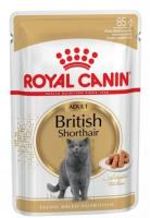 Корм для британских короткошерстных кошек Royal canin british shorthair 85 г пауч в соусе