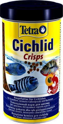 Корм чипсы для рыб все виды цихлид Tetra cichlid pro 500 мл